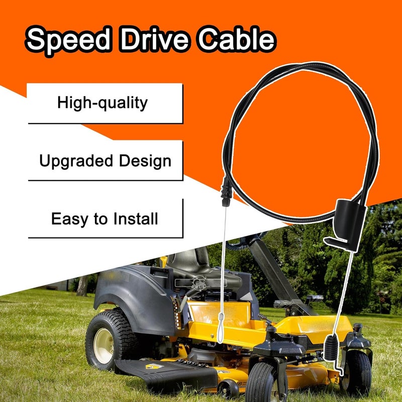 repustor 946-05121A Speed Drive Cable Replacement TroyBilt and Cub CadetRear Wheel Drive Mower, Compatible with M320 TB390ES TB380ES TB370 TB360 SP21S-H SP21SE SP21S SP21HW-H SP105 M310 SC500Z SC500EZ - Image 3